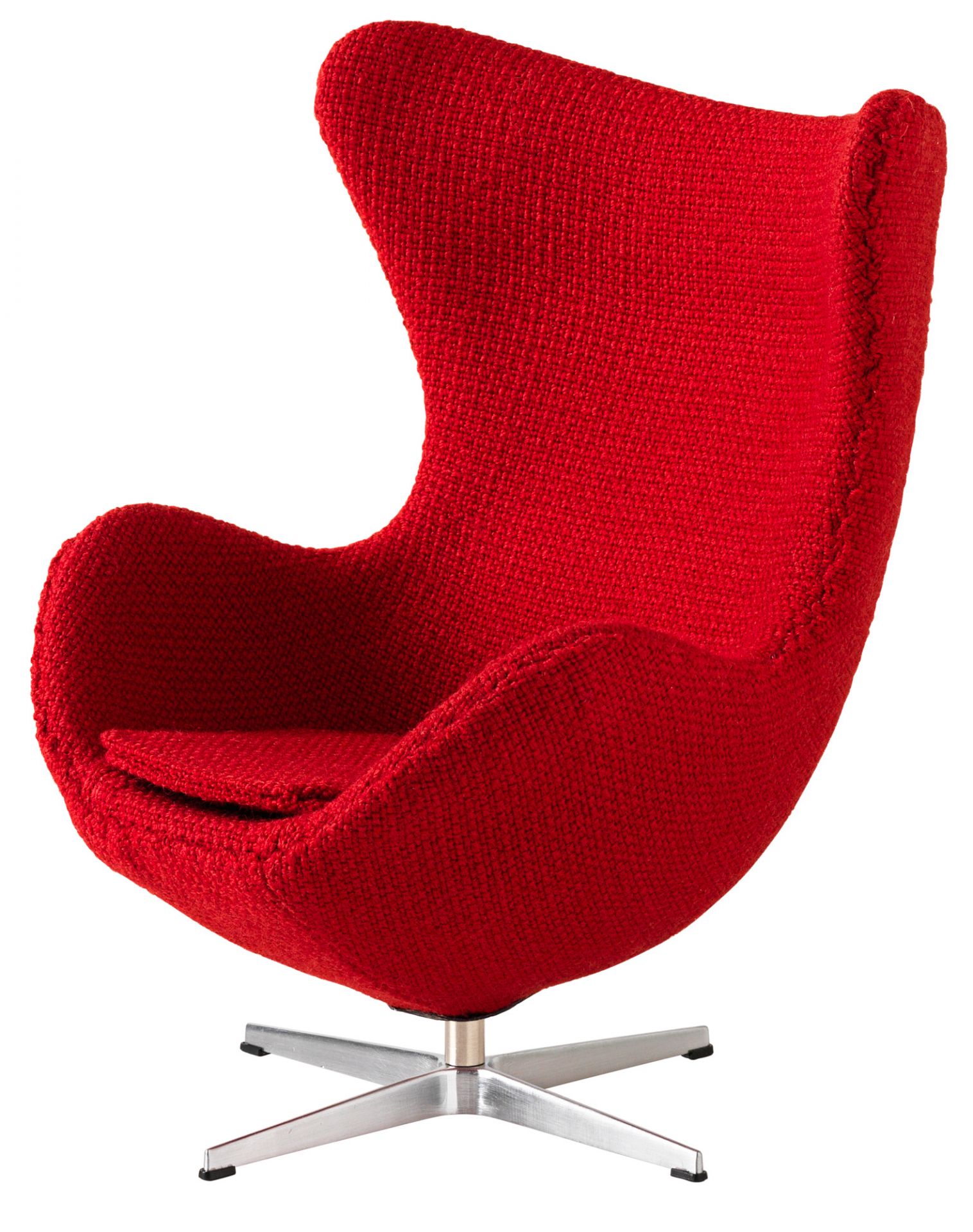 Egg chair miniature RED Fritz Hansen SINGLE PIECE